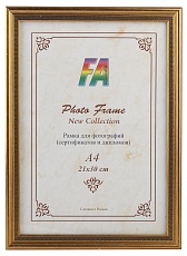 Фоторамка FA Пластик Касабланка орех с золотом 30х40 (12/216) Б0039825
