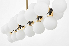 Подвесная люстра Lumina Deco Marsiada LDP 6033-24 BK+GD 1