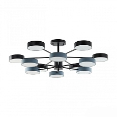 Потолочная светодиодная люстра Arte Milano Ferrara 250906/12B Bk/Gr