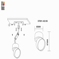 Светодиодный спот ST Luce ST651.432.09 1