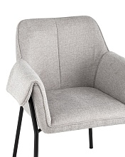 Кресло Stool Group Бесс рогожка светло-серый FDC9469P BEL-40 1
