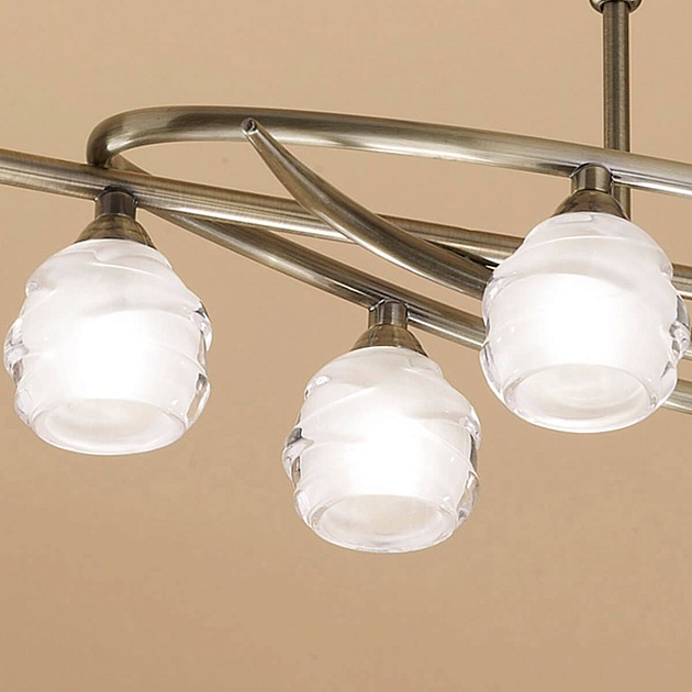 Подвесная люстра Mantra Loop Antique Brass 1820 Фото № 5