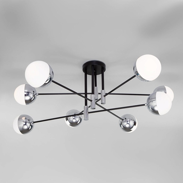 Потолочная люстра Eurosvet Nuvola 70129/8 хром Фото № 4