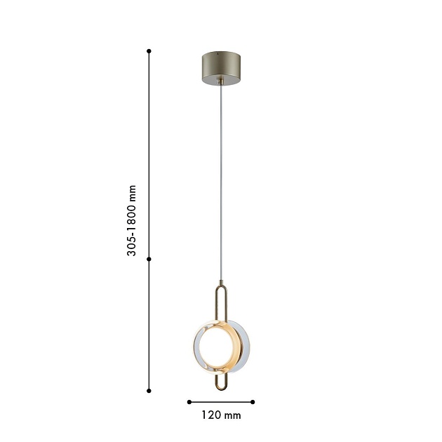 Подвесной светодиодный светильник Favourite Yo-yo 4334-2P Фото № 2