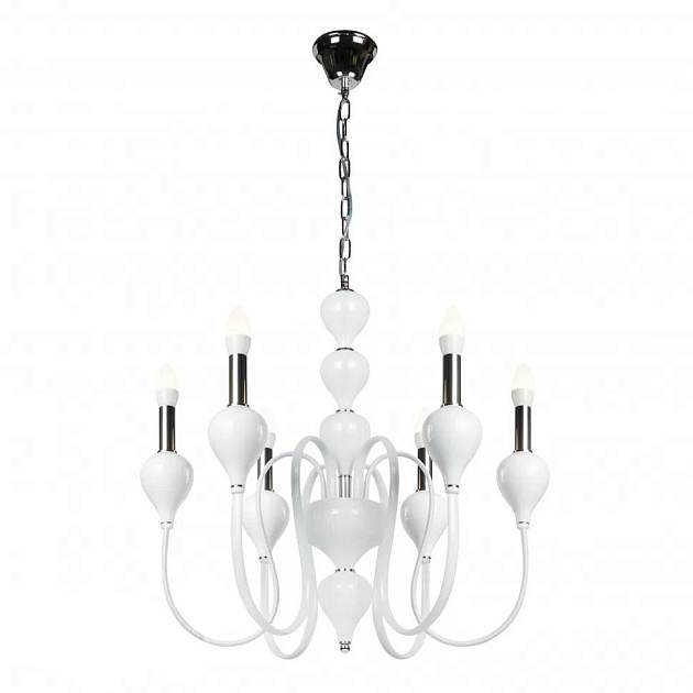 Подвесная люстра iLamp Lady 88003-6 WH Фото № 
