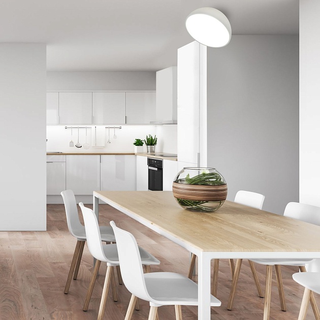 Потолочный светодиодный светильник Escada 20025SMA/01LED WH Фото № 2