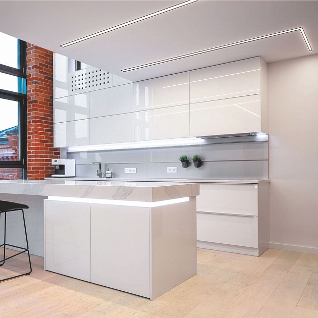 Встраиваемый профиль с рассеивателем Apeyron 08-02-ЧБ Фото № 11