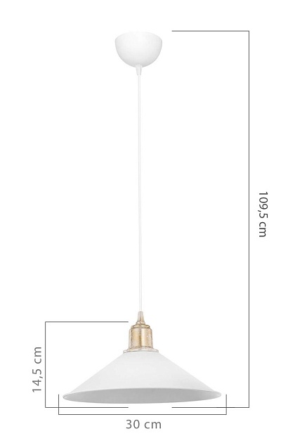 Подвесной светильник Toplight Delilah TL1606H-01WH Фото № 3