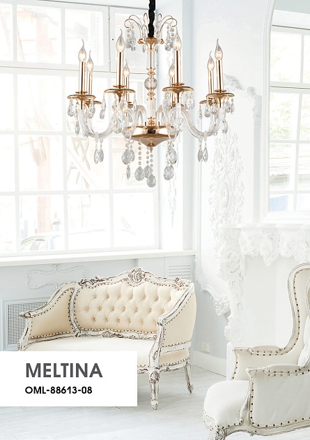 Подвесная люстра Omnilux Meltina OML-88613-08 изображение 10 Подвесная люстра Omnilux Meltina OML-88613-08 Фото № 10