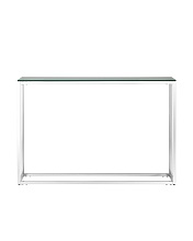 Консоль Stool Group ТАУН 115х30 прозрачное стекло сталь серебро ECST-022 4