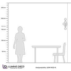 Настенный светильник Lumina Deco Marsiada LDW 6033-5 F.GD 1