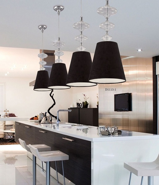 Подвесной светильник Lumina Deco Veneziana LDP 1113 BK Фото № 6