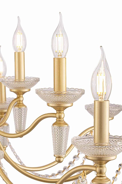 Подвесная люстра Freya Zoe FR2009PL-12G Фото № 9