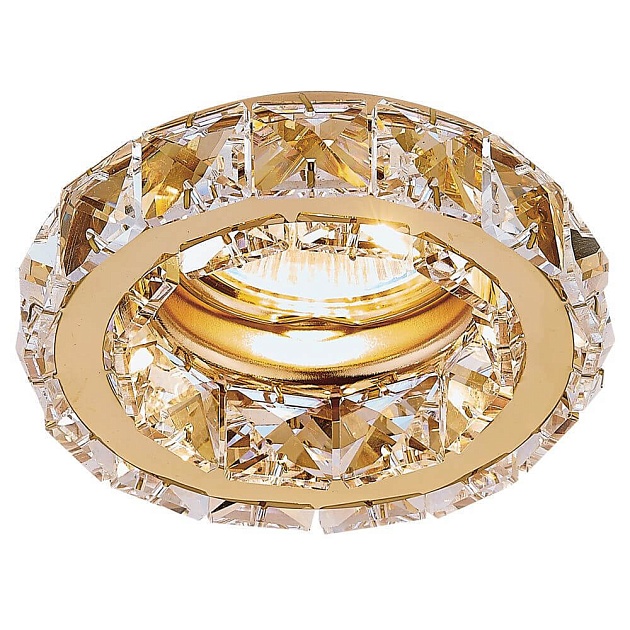 Встраиваемый светильник Ambrella light Crystal K112 CL/G Фото № 