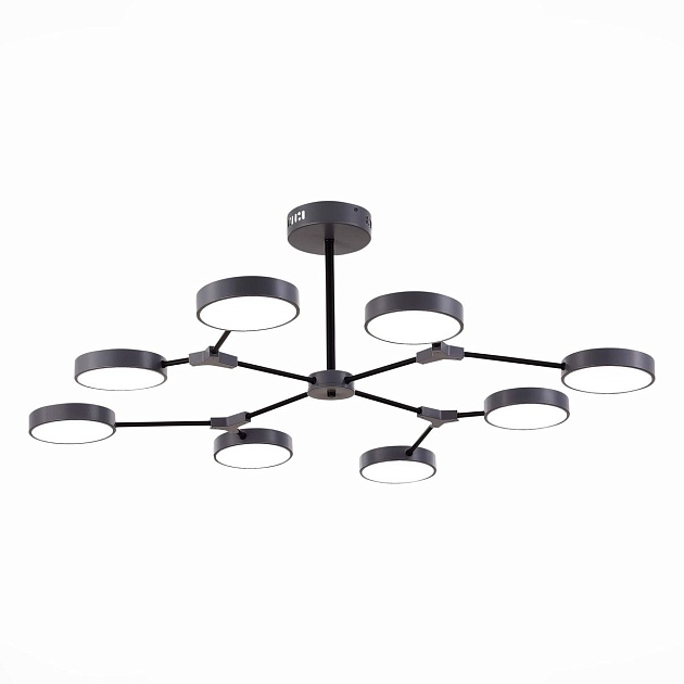 Потолочная светодиодная люстра Evoluce Monta SLE6003-702-08 изображение 2 Потолочная светодиодная люстра Evoluce Monta SLE6003-702-08 Фото № 2