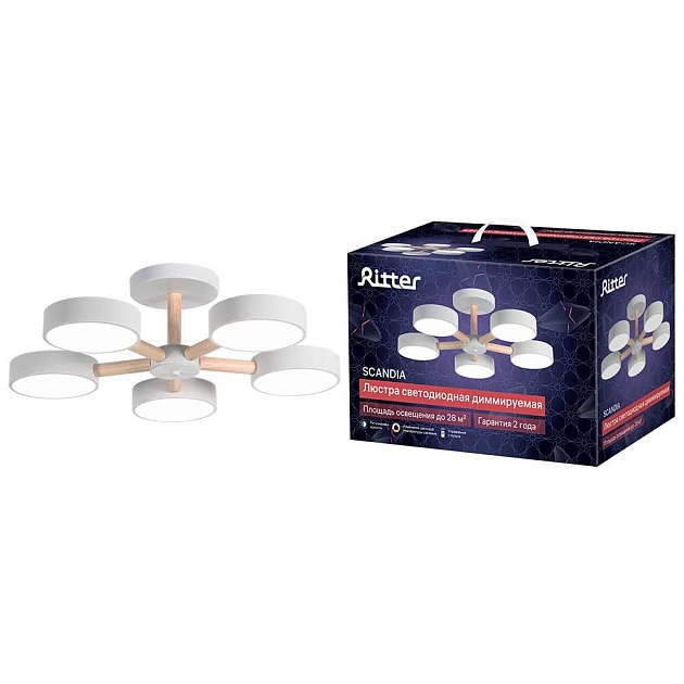 Потолочная люстра Ritter SCANDIA 51591 7 Фото № 