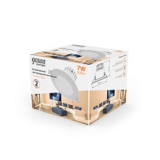 Встраиваемый светодиодный светильник Gauss 946411107 3