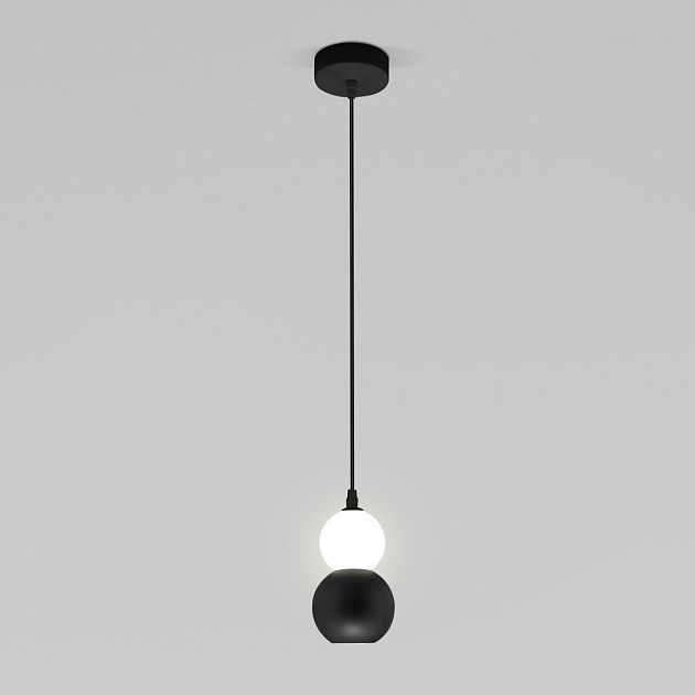 Подвесной светильник Eurosvet Polar 50250/1 LED черный Фото № 