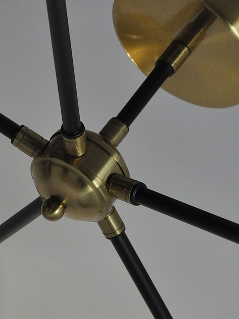 Потолочная люстра Elvan LU-208/5-E27-BkBaCl Фото № 3