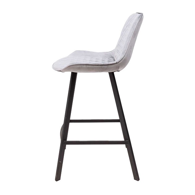 Барный стул AksHome Leros светло-серый, велюр 81473 изображение 12 Барный стул AksHome Leros светло-серый, велюр 81473 Фото № 12