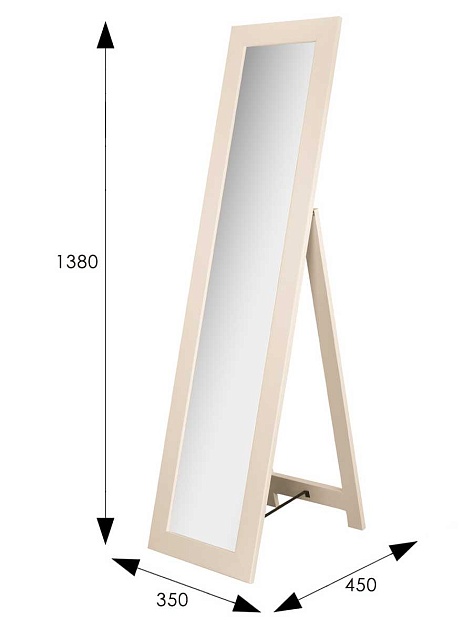 Зеркало напольное Мебелик BeautyStyle 8 007316 Фото № 4
