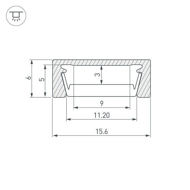 Профиль Arlight MIC-M-2000 Anod 044541 Фото № 2