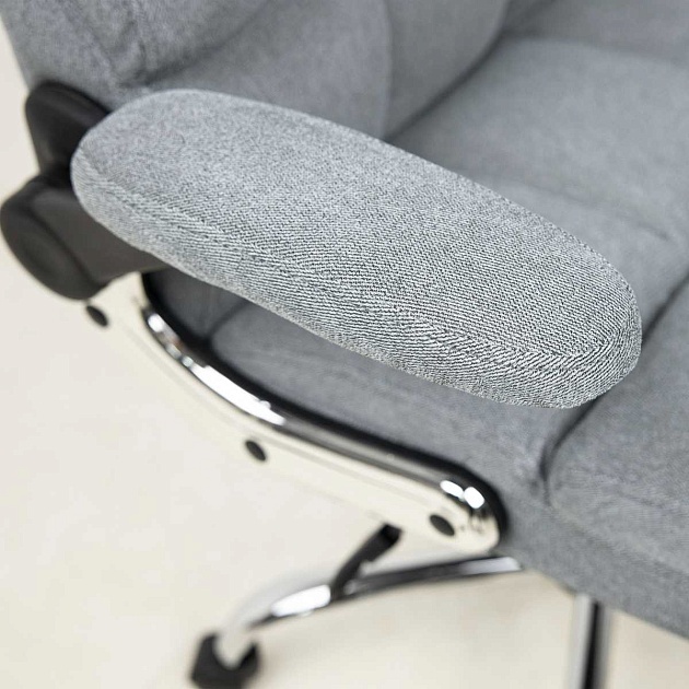 Кресло руководителя AksHome Caesar серый, велюр 86365 изображение 7 Кресло руководителя AksHome Caesar серый, велюр 86365 Фото № 7