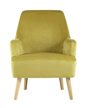 Кресло Stool Group Хантер велюр горчичный HUTTER GINGER 1