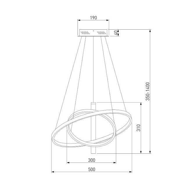 Подвесной светодиодный светильник Eurosvet Stroke 90270/1 черный изображение 2 Подвесной светодиодный светильник Eurosvet Stroke 90270/1 черный Фото № 2