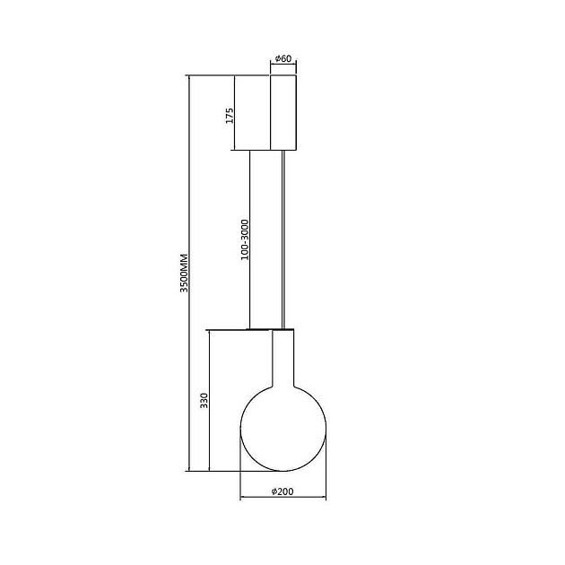Подвесной светодиодный светильник Maytoni Nebula MOD182PL-L4W3K Фото № 5