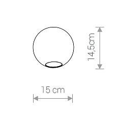 Плафон Nowodvorski Cameleon Sphere S 8531 1