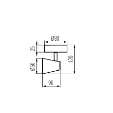 Спот Kanlux ENALI EL-1O W 28760 2