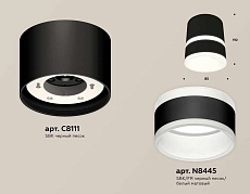Комплект накладного светильника Ambrella light Techno Spot XS (C8111, N8445) XS8111005 2