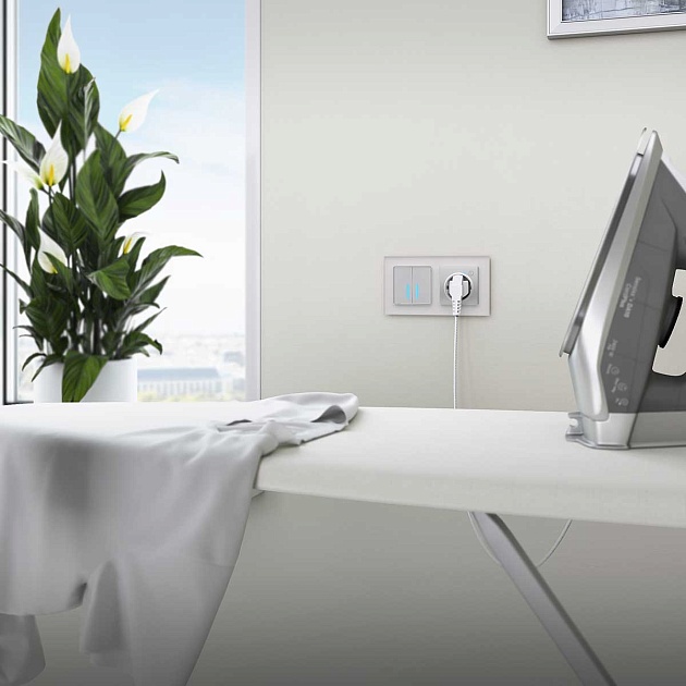 Розетка Wi-Fi  Werkel серебряный W1171606 4690389176074 Фото № 4