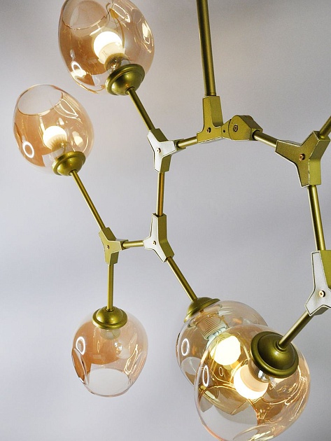 Подвесная люстра Elvan LU-113/8-Е27-Gl Фото № 2