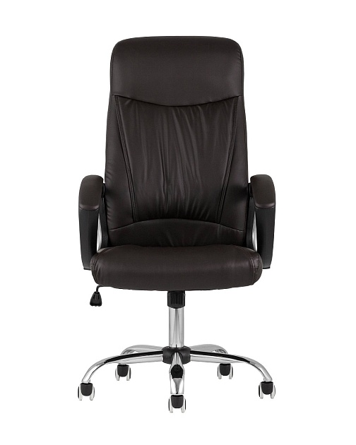 Кресло руководителя TopChairs Tower коричневое D-418 brown Фото № 2