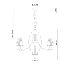 Подвесная люстра Lucia Tucci Milano 115.6 1