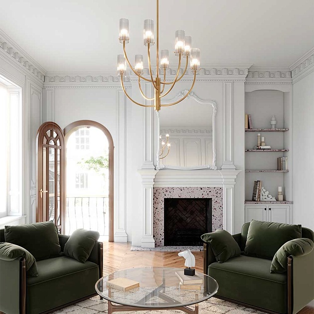 Подвесная люстра Maytoni Arco MOD223PL-08BS Фото № 4