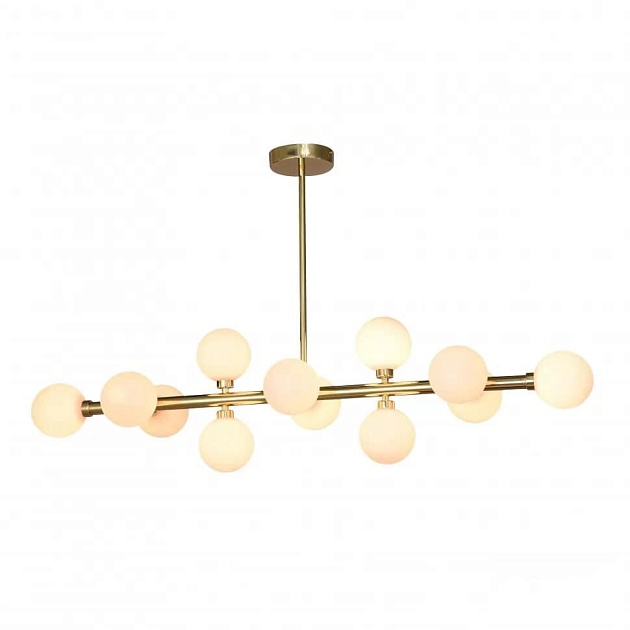 Подвесная люстра iLamp Golden 712P/12 GL-WH изображение Подвесная люстра iLamp Golden 712P/12 GL-WH Фото №