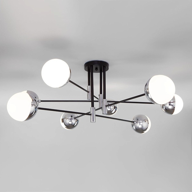 Потолочная люстра Eurosvet Nuvola 70129/8 хром Фото № 