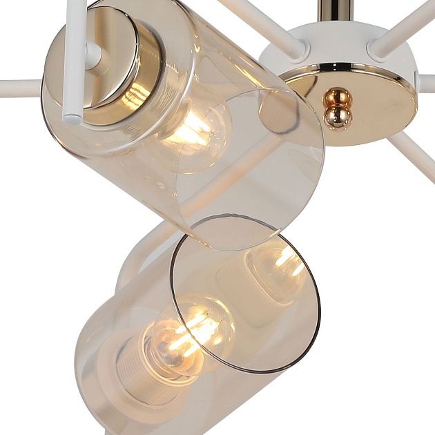 Потолочная люстра Illumico IL8248-6COU-79 WH GD изображение 2 Потолочная люстра Illumico IL8248-6COU-79 WH GD Фото № 2
