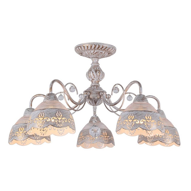 Потолочная люстра Arte Lamp Sicilia A9106PL-5WG изображение Потолочная люстра Arte Lamp Sicilia A9106PL-5WG Фото №
