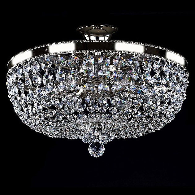 Потолочный светильник Artglass Gerta Dia 450 Nickel CE Фото № 