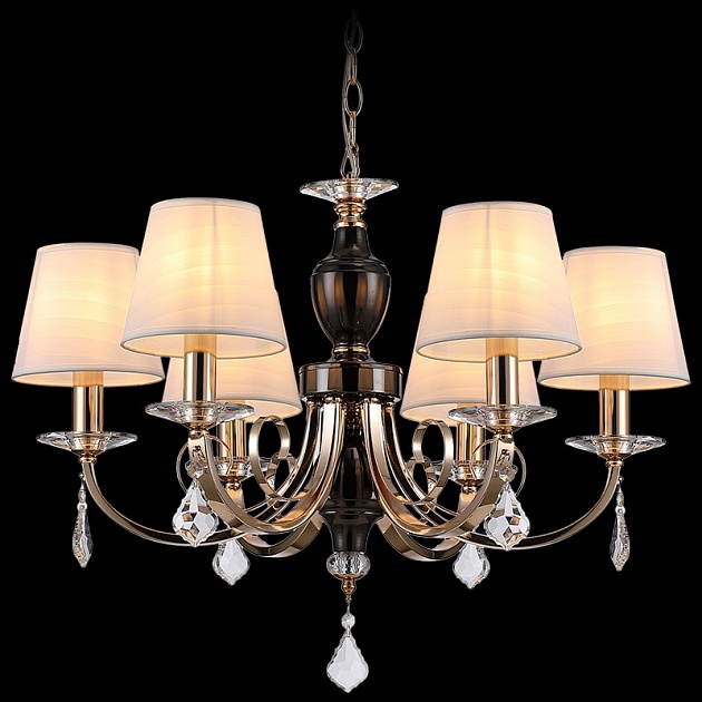 Подвесная люстра Illumico IL5272-6P-27 BK GD изображение Подвесная люстра Illumico IL5272-6P-27 BK GD Фото №