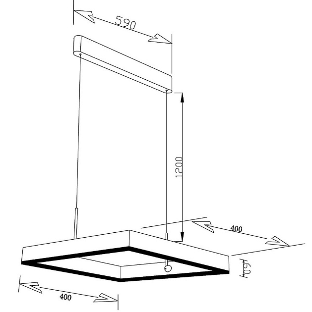 Подвесной светодиодный светильник Moderli Straight V2450-PL Фото № 2