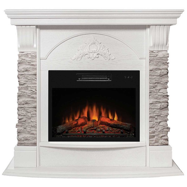 Электрокамин Realflame Athena GR WT с очагом Kendal 24 310132 Фото № 