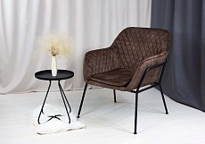 Кресло Sheffilton SHT-AMS2-2 кофейный трюфель/черный муар 7863838301 1