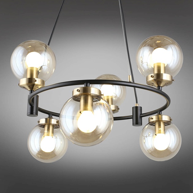 Подвесная люстра Omnilux Sorrento OML-94003-06 изображение 7 Подвесная люстра Omnilux Sorrento OML-94003-06 Фото № 7