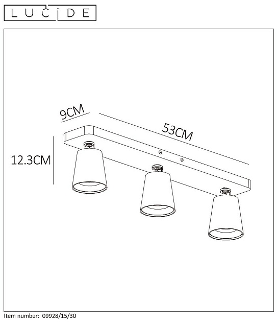 Спот Lucide Turnon 09928/15/30 Фото № 4