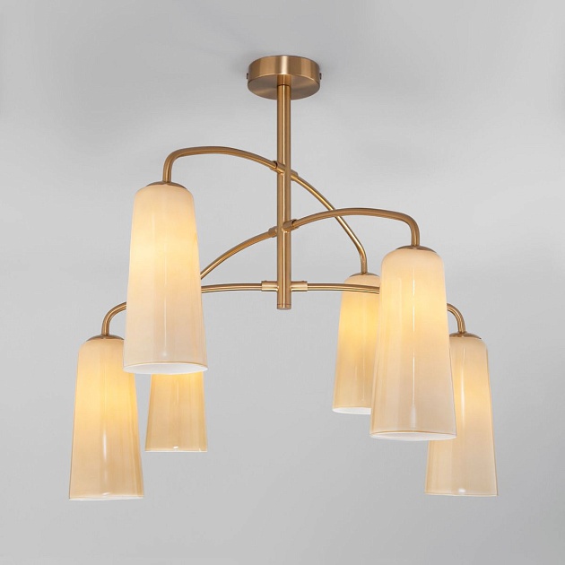 Подвесная люстра Eurosvet Omber 70137/6 латунь Фото № 5
